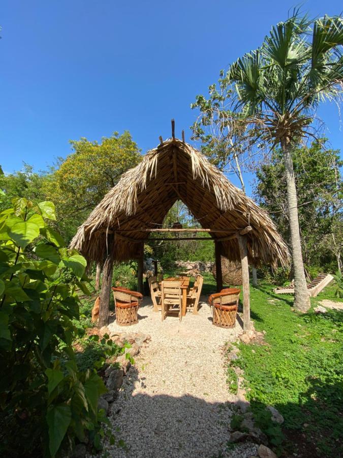 Encantadora Villa Maya Tradicional En Rancho Agroecologico Tzucacab Екстер'єр фото