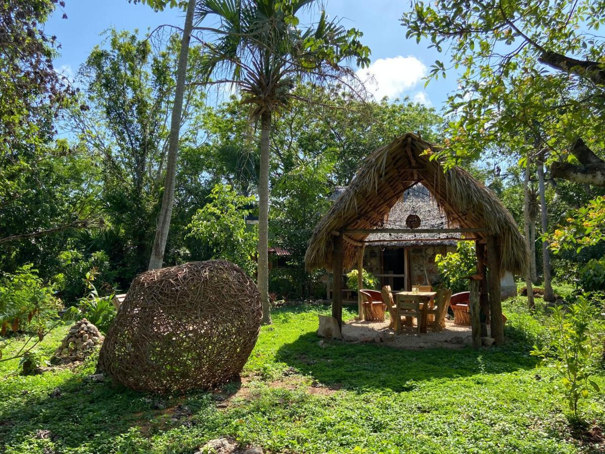 Encantadora Villa Maya Tradicional En Rancho Agroecologico Tzucacab Екстер'єр фото